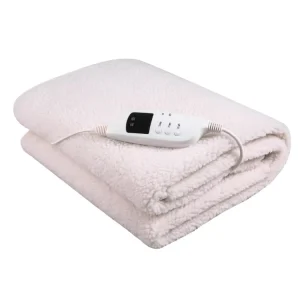 High Quality Warm Fleece Polyester Waterproof Overheat Protection Remote Control Electric Blanket for Bedroom Household