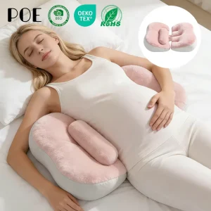 High Quality Washable Pregnancy Pillow for Maternity Care Sleeping and Comfort Nursing with Body Support Modern Style