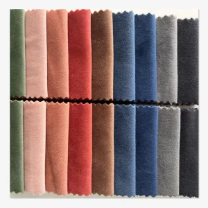 High Quality Washable Silk Velvet Fabric Solid Color in Stock for Upholstery home Decor