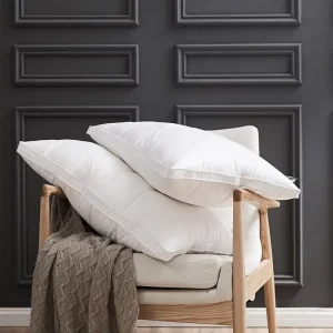 High Quality White Natural New Design Skin Friendly Feather Pillow Down Soft Pillow for Luxury Hotel Household