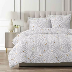 High Quality White Printing Home Textiles Microfiber Polyester Duvet Cover Comforter Set Supplier