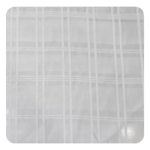 High Quality Woven 100% Polyester Lightweight and Breathable Size Grid Pattern Jacquard Fabric for Textile
