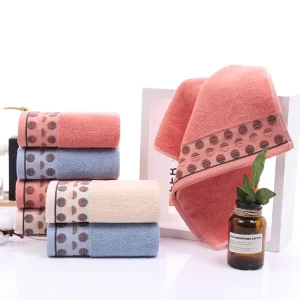 High Quality Woven Cotton Terry Absorbent Washcloths Bath Towel Adult Salon Home Use Custom Logo Towel