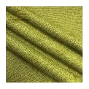 High Quality Woven Stretch Plain Fabric Linen Viscose for Pants