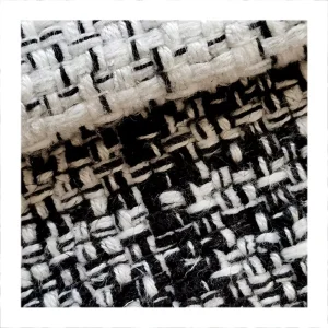 High Quality Woven Yarn Dyed Breathable Two-Color Design Linen Fabric Furniture Sofa Upholstery Fabric