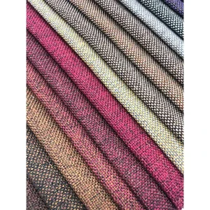 High Quality Yarn Dyed PE Coated Jacquard Polyester Furniture Upholstery Fabric Waterproof Flame Retardant Low MOQ Custom Bag
