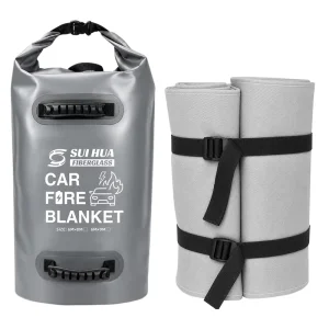 High Silica Car Fire Blanket for EV Fleet Parking Lot Garage and Logistics Safety