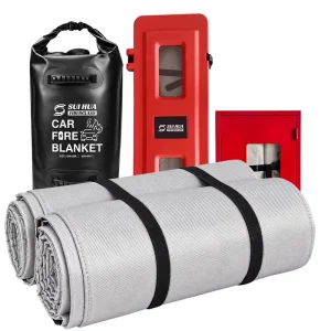 High Silica Electric Car Fire Blanket for Charging Station Garage and Rescue Team Use