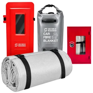 High Silica Fiberglass EV Car Fire Blanket for Electric Vehicle Fire Emergency Cover