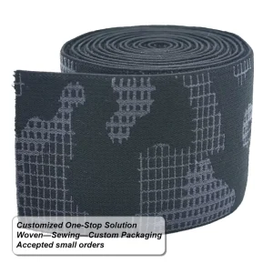 High Strength Jacquard Woven Elastic Webbing Belt for Home and Outdoor Use