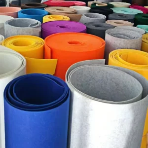 High Strength Needle Punch Cloth Strong Felt for Furniture Toys Non woven Fabric 3mm Thickness 100% Polyester Plain Nonwoven