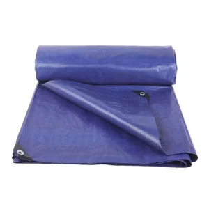 High Strength Recycled Material PE Tarpaulin Waterproof Canvas Roofing Agriculture Industrial Outdoor Covers 4x5m Dark Diapers