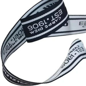High Strength Woven Jacquard Webbing Customized Woven Jacquard Webbing Strap Tape For Garment Accessories