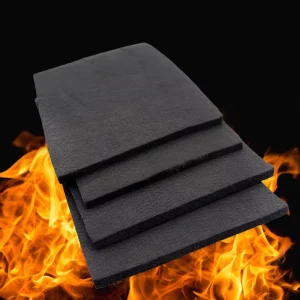 High Temp Welding Blanket Fireproof Carbon Felt Soft Stretch Activated Carbon 1mm-4mm Woven Technique Bag Lining Sheer Filter