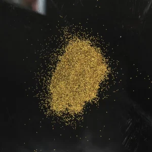 High Temperature Resistant Metallic Aluminium Specialized Plastic Injection Molding Gold Glitter Non fading Metallic Glitter
