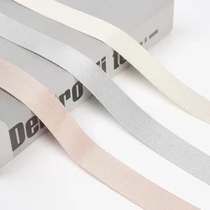 High Tenacity 100% Polyester Webbing 5 50mm 22mm Flat Dyeing Feature Rich 5mm Width Webbing