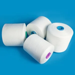 High Tenacity Factory 100% Yizheng Fiber Ring Spun Raw White 40s3 Polyester Dyeing Tube Yarn for Sewing Thread 40 2