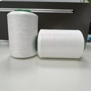 High Tenacity Fiber Yarn DTY Ring Spun Recycled Polyester Yarn Twist Customized