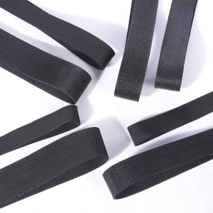 High Tenacity Polyester Nylon Webbing with Custom Logo for Luggage Accessories Thickness 1-4mm Customized in Stock