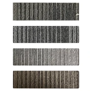 High Traffic Anti Static Luxury Modern Design Stripe Texture Gradient Look Versatile Carpet Tile for Reception Area