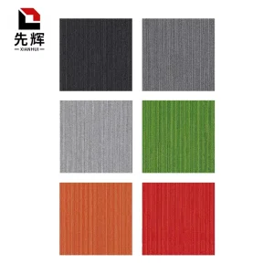 High Traffic Commercial Multi Level Loop High Density Nylon Anti Slip Flame Retardant Stain Resistant Carpet Tile for Office