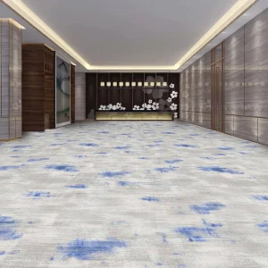High Traffic Printing Wall to Wall Luxury Lobby Floor Hotel Carpet 5 Star