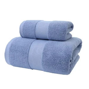 High Water Absorbent Soft Cotton Blue White Grey Hand Bath Sheets Towels Extra Large 80x160cm in Bulk