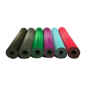 High Yoga Mat Non Slip Eco-Friendly Fitness Mat Back Strap Design Women’s Exercise Mat Folding Durable High Quality TPE