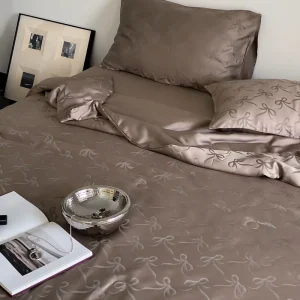 High end All Season Lyocell Breathable Eco Friendly Wrinkle Resistant Solid Pattern Bedding Set