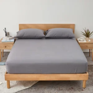 High end Luxury Home Textiles Anti static Holistic Health Earthing Bed Sheet Bedding Grounding Silver Fiber Fitted Sheet