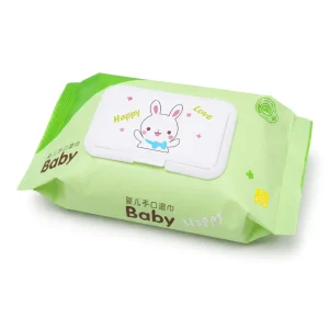High quality 80pcs Baby Wet Tissue Purified Water Baby Wipes Skincare Alcohol free Aloe Vera Baby Wipes for Newborn