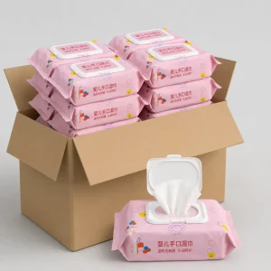 High-quality 80pcs Baby Wet Tissue Purified Water Baby Wipes Skincare Alcohol free Aloe Vera Baby Wipes for Newborn