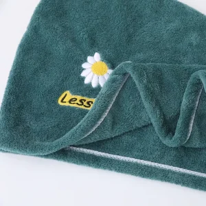 High quality Coral Fleece Hair Drying Cap for Women Wraps Hair Softly Quick Drying Lint Free Hypoallergenic & Eco Friendly