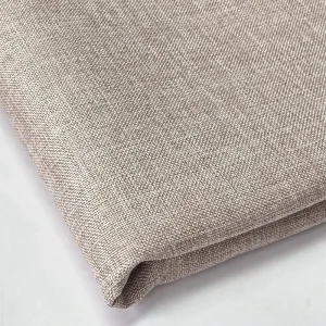 High quality Custom Decorative Imitated Linen Fabric 100% Polyester Imitated Linen Fabric