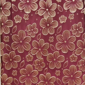 High quality Floral Pattern Embossed High precision Curtain Fabric Suitable for Home Decoration or Commercial Use
