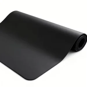 High quality High Density Rubber Fitness Mats 3mm Thick Black Gym Room Flooring Soundproof Shock Absorbing Shipped Nationwide