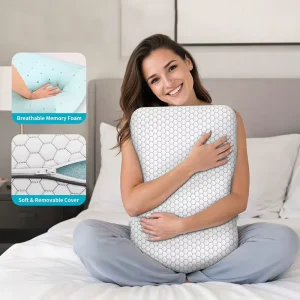 High quality Polyester Side sleeping Bed Memory Foam Pillows to Relieve Pain