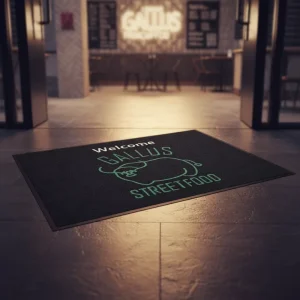 High quality Wear resistant Nylon Floor Mats Personalized Business Logo Entrance Carpets Anti slip Washable Indoor Door Rugs