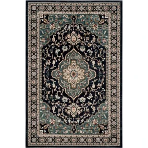 High quality Wool Woven Indoor Area Carpet with High Anti slip High Fireproof Featuring Luxurious Persian Patterns