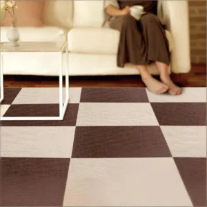 High-strength Self-adhesive PP Carpet Tiles Wear-resistant Stain-resistant Slip-resistant Indoor Floor Paving