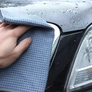 High water Absorbent Car Detailing Towel Eco friendly 40x60cm Cleaning Cloths Waffle Weave Microfiber Car Wash Towel