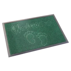 Highly Absorbent Entrance Doormat Cut Pile Carpet Mat PP Door Mat with Rubber Backing