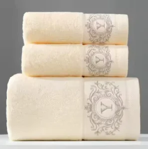 Hilton Egyptian Plush White 100% Genuine Towel Cotton Shower Tools Comfortable Towel Luxury Hotel Bath Set
