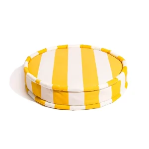 Hodon High End Customizable Multi color Striped Outdoor Beach Lounge Chair Pillows, Poolside Cushions, and Cushions