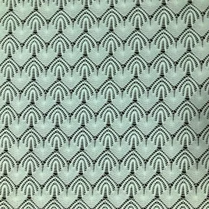 Hollow Green Jacquard Fabric Knitting Crochets Cotton Open Weave Crochet Warp Knit Fabrics Crochet Fabric for Dress
