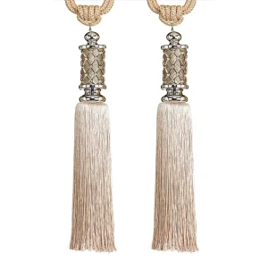 Home Accessories Decor Handmade Polyester Curtain Tassel Tieback