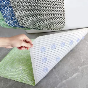 Home Bathroom PVC Foam Anti Slip Mat Shower & Bathtub Hollow Floor MatEco Friendly Toilet Foot Pad Factory Direct 53x53cm