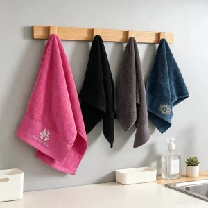 Home Bathroom Shower Daily Use Towel Custom Logo Cotton Towel Individually Packed Business Gift