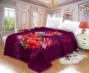 Home Bed Heavy Fleece Plush Thick Raschel Mink Faux Mink Winter Blanket Arabic