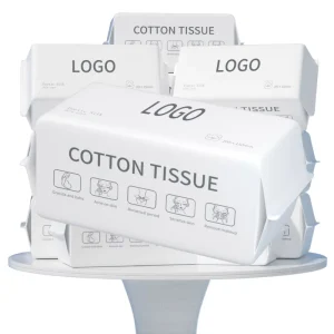Home Custom Eco Friendly Biodegradable Cotton Soft Towels Flexible Packaging Disposable Facial Tissues Multi Purpose Household